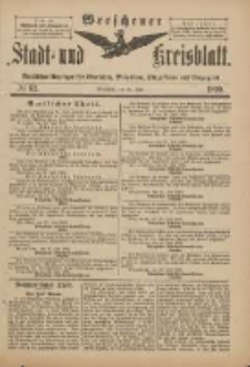 Wreschener Stadt und Kreisblatt: amtlicher Anzeiger f&uuml;r Wreschen, Miloslaw, Strzalkowo und Umgegend 1899.07.29 Nr62