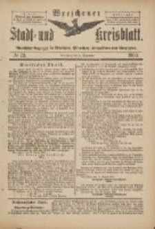 Wreschener Stadt und Kreisblatt: amtlicher Anzeiger f&uuml;r Wreschen, Miloslaw, Strzalkowo und Umgegend 1899.09.06 Nr73