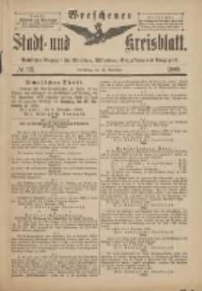 Wreschener Stadt und Kreisblatt: amtlicher Anzeiger f&uuml;r Wreschen, Miloslaw, Strzalkowo und Umgegend 1899.11.11 Nr93