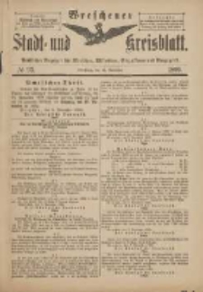 Wreschener Stadt und Kreisblatt: amtlicher Anzeiger für Wreschen, Miloslaw, Strzalkowo und Umgegend 1899.11.11 Nr93