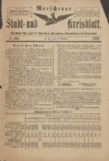 Wreschener Stadt und Kreisblatt: amtlicher Anzeiger f&uuml;r Wreschen, Miloslaw, Strzalkowo und Umgegend 1899.12.30 Nr106