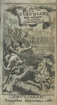 Cl. Claudiani quae exstant ex emendatione Nicolai Heinsii Dan. F