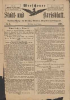 Wreschener Stadt und Kreisblatt: amtlicher Anzeiger f&uuml;r Wreschen, Miloslaw, Strzalkowo und Umgegend 1898.01.08