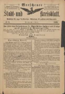 Wreschener Stadt und Kreisblatt: amtlicher Anzeiger f&uuml;r Wreschen, Miloslaw, Strzalkowo und Umgegend 1898.01.19 Nr6