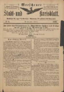 Wreschener Stadt und Kreisblatt: amtlicher Anzeiger für Wreschen, Miloslaw, Strzalkowo und Umgegend 1898.01.19 Nr6