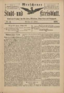 Wreschener Stadt und Kreisblatt: amtlicher Anzeiger für Wreschen, Miloslaw, Strzalkowo und Umgegend 1898.02.08 Nr12