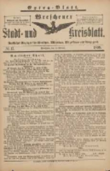 Wreschener Stadt und Kreisblatt: amtlicher Anzeiger f&uuml;r Wreschen, Miloslaw, Strzalkowo und Umgegend 1898.02.23 Nr17
