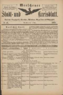 Wreschener Stadt und Kreisblatt: amtlicher Anzeiger für Wreschen, Miloslaw, Strzalkowo und Umgegend 1898.05.11 Nr40