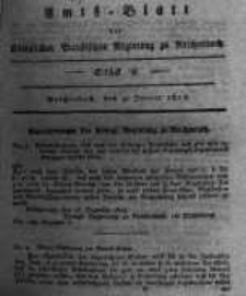 Amts-Blatt der K&ouml;niglichen Preussischen Regierung zu Reichenbach. 1818.01.09 St&uuml;ck 2