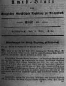Amts-Blatt der K&ouml;niglichen Preussischen Regierung zu Reichenbach. 1818.03.06 St&uuml;ck 10