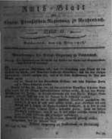 Amts-Blatt der K&ouml;niglichen Preussischen Regierung zu Reichenbach. 1818.03.13 St&uuml;ck 11
