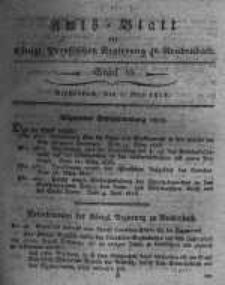Amts-Blatt der K&ouml;niglichen Preussischen Regierung zu Reichenbach. 1818.05.01 St&uuml;ck 18