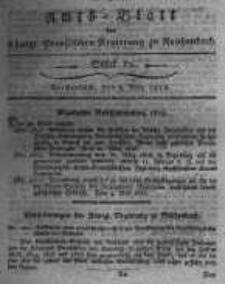 Amts-Blatt der K&ouml;niglichen Preussischen Regierung zu Reichenbach. 1818.05.08 St&uuml;ck 19