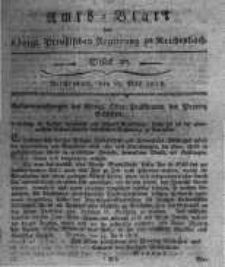 Amts-Blatt der K&ouml;niglichen Preussischen Regierung zu Reichenbach. 1818.05.15 St&uuml;ck 20