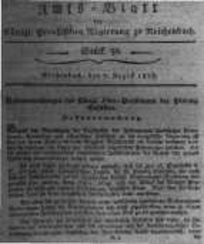 Amts-Blatt der Königlichen Preussischen Regierung zu Reichenbach. 1818.08.07 Stück 32