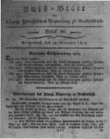 Amts-Blatt der K&ouml;niglichen Preussischen Regierung zu Reichenbach. 1818.11.13 St&uuml;ck 46