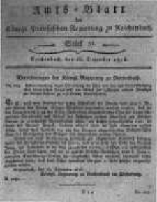 Amts-Blatt der Königlichen Preussischen Regierung zu Reichenbach. 1818.12.18 Stück 51