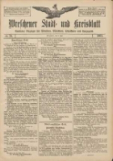 Wreschener Stadt und Kreisblatt: amtlicher Anzeiger für Wreschen, Miloslaw, Strzalkowo und Umgegend 1907.07.04 Nr79