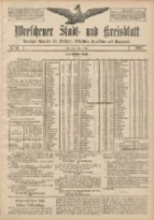 Wreschener Stadt und Kreisblatt: amtlicher Anzeiger für Wreschen, Miloslaw, Strzalkowo und Umgegend 1907.07.09 Nr81