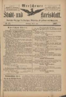 Wreschener Stadt und Kreisblatt: amtlicher Anzeiger für Wreschen, Miloslaw, Strzalkowo und Umgegend 1897.07.10 Nr57