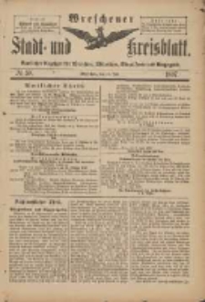 Wreschener Stadt und Kreisblatt: amtlicher Anzeiger f&uuml;r Wreschen, Miloslaw, Strzalkowo und Umgegend 1897.07.14 Nr58