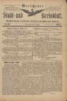 Wreschener Stadt und Kreisblatt: amtlicher Anzeiger f&uuml;r Wreschen, Miloslaw, Strzalkowo und Umgegend 1897.08.18 Nr69