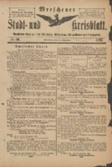 Wreschener Stadt und Kreisblatt: amtlicher Anzeiger f&uuml;r Wreschen, Miloslaw, Strzalkowo und Umgegend 1897.09.25 Nr80