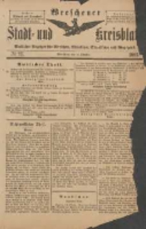 Wreschener Stadt und Kreisblatt: amtlicher Anzeiger f&uuml;r Wreschen, Miloslaw, Strzalkowo und Umgegend 1897.10.16 Nr86