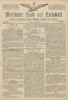Wreschener Stadt und Kreisblatt: amtlicher Anzeiger f&uuml;r Wreschen, Miloslaw, Strzalkowo und Umgegend 1907.03.16 Nr34