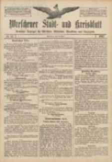 Wreschener Stadt und Kreisblatt: amtlicher Anzeiger f&uuml;r Wreschen, Miloslaw, Strzalkowo und Umgegend 1907.03.19 Nr35
