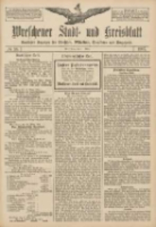 Wreschener Stadt und Kreisblatt: amtlicher Anzeiger f&uuml;r Wreschen, Miloslaw, Strzalkowo und Umgegend 1907.03.21 Nr36
