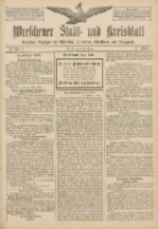 Wreschener Stadt und Kreisblatt: amtlicher Anzeiger f&uuml;r Wreschen, Miloslaw, Strzalkowo und Umgegend 1907.03.26 Nr38