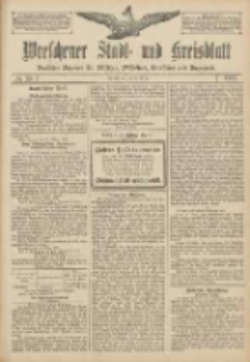 Wreschener Stadt und Kreisblatt: amtlicher Anzeiger f&uuml;r Wreschen, Miloslaw, Strzalkowo und Umgegend 1907.03.28 Nr39