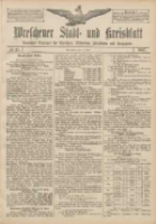 Wreschener Stadt und Kreisblatt: amtlicher Anzeiger für Wreschen, Miloslaw, Strzalkowo und Umgegend 1907.04.13 Nr45