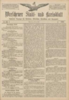 Wreschener Stadt und Kreisblatt: amtlicher Anzeiger f&uuml;r Wreschen, Miloslaw, Strzalkowo und Umgegend 1907.04.30 Nr52