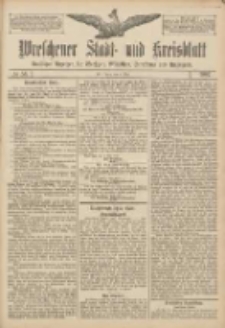 Wreschener Stadt und Kreisblatt: amtlicher Anzeiger f&uuml;r Wreschen, Miloslaw, Strzalkowo und Umgegend 1907.05.09 Nr56