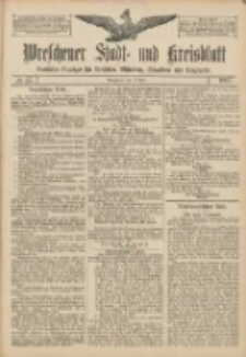 Wreschener Stadt und Kreisblatt: amtlicher Anzeiger f&uuml;r Wreschen, Miloslaw, Strzalkowo und Umgegend 1907.05.11 Nr57