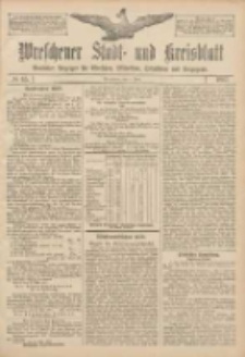 Wreschener Stadt und Kreisblatt: amtlicher Anzeiger für Wreschen, Miloslaw, Strzalkowo und Umgegend 1907.06.01 Nr65