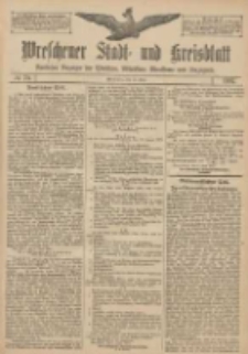 Wreschener Stadt und Kreisblatt: amtlicher Anzeiger für Wreschen, Miloslaw, Strzalkowo und Umgegend 1907.06.13 Nr70