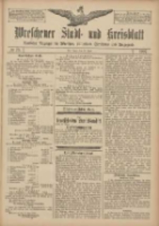 Wreschener Stadt und Kreisblatt: amtlicher Anzeiger f&uuml;r Wreschen, Miloslaw, Strzalkowo und Umgegend 1907.06.25 Nr75