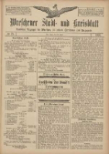 Wreschener Stadt und Kreisblatt: amtlicher Anzeiger für Wreschen, Miloslaw, Strzalkowo und Umgegend 1907.06.25 Nr75