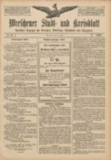 Wreschener Stadt und Kreisblatt: amtlicher Anzeiger f&uuml;r Wreschen, Miloslaw, Strzalkowo und Umgegend 1907.06.29 Nr77