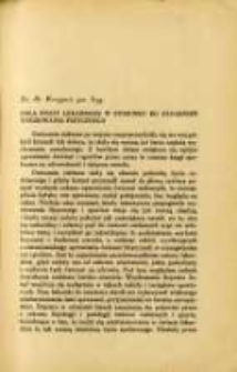 Rola prasy lekarskiej w stosunku do zagadnień wychowania fizycznego