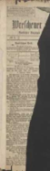 Wreschener Stadt und Kreisblatt: amtlicher Anzeiger f&uuml;r Wreschen, Miloslaw, Strzalkowo und Umgegend 1907.01.01 Nr1