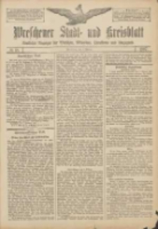 Wreschener Stadt und Kreisblatt: amtlicher Anzeiger f&uuml;r Wreschen, Miloslaw, Strzalkowo und Umgegend 1907.02.07 Nr18