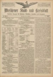 Wreschener Stadt und Kreisblatt: amtlicher Anzeiger f&uuml;r Wreschen, Miloslaw, Strzalkowo und Umgegend 1907.02.23 Nr25