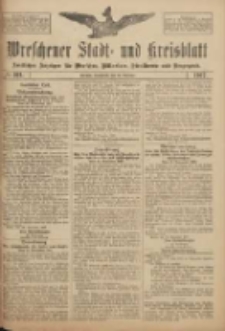Wreschener Stadt und Kreisblatt: amtlicher Anzeiger f&uuml;r Wreschen, Miloslaw, Strzalkowo und Umgegend 1917.12.22 Nr161