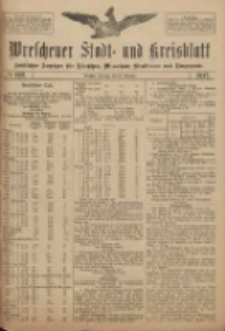 Wreschener Stadt und Kreisblatt: amtlicher Anzeiger f&uuml;r Wreschen, Miloslaw, Strzalkowo und Umgegend 1917.12.25 Nr162