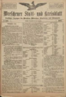 Wreschener Stadt und Kreisblatt: amtlicher Anzeiger f&uuml;r Wreschen, Miloslaw, Strzalkowo und Umgegend 1917.12.29 Nr164