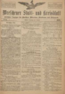 Wreschener Stadt und Kreisblatt: amtlicher Anzeiger f&uuml;r Wreschen, Miloslaw, Strzalkowo und Umgegend 1918.01.03 Nr2
